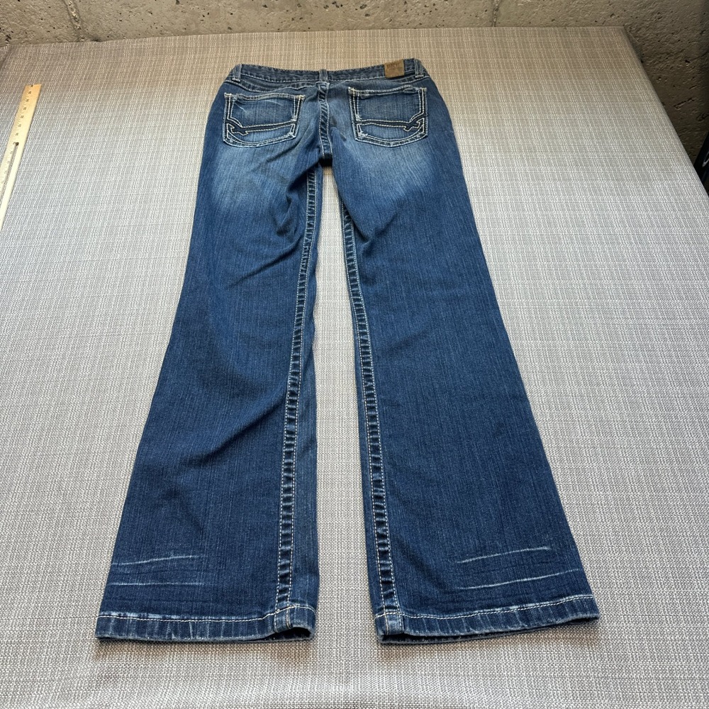 BKE Kate Bootcut Jeans Womens 27 x 31.5 Dark Wash Western Low Rise - Picture 6 of 12